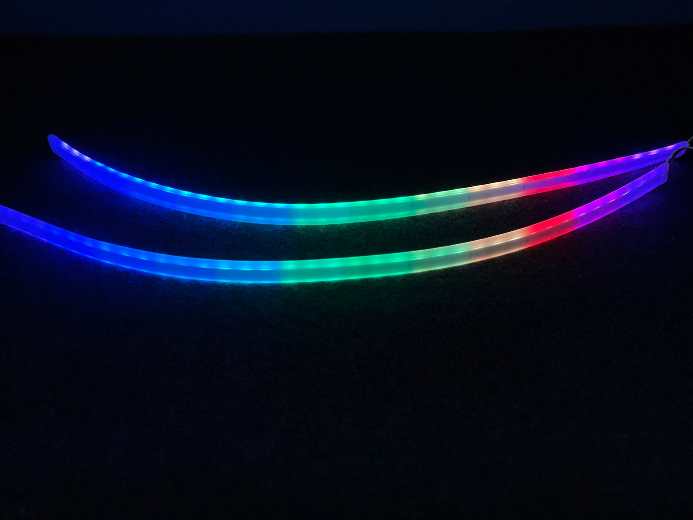 Thin RGB LED strips